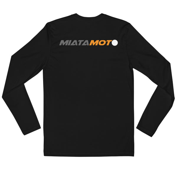 MiataMoto Long Sleeve Fitted Miata T-Shirt