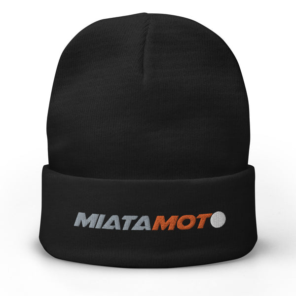 MiataMoto Embroidered Miata Beanie